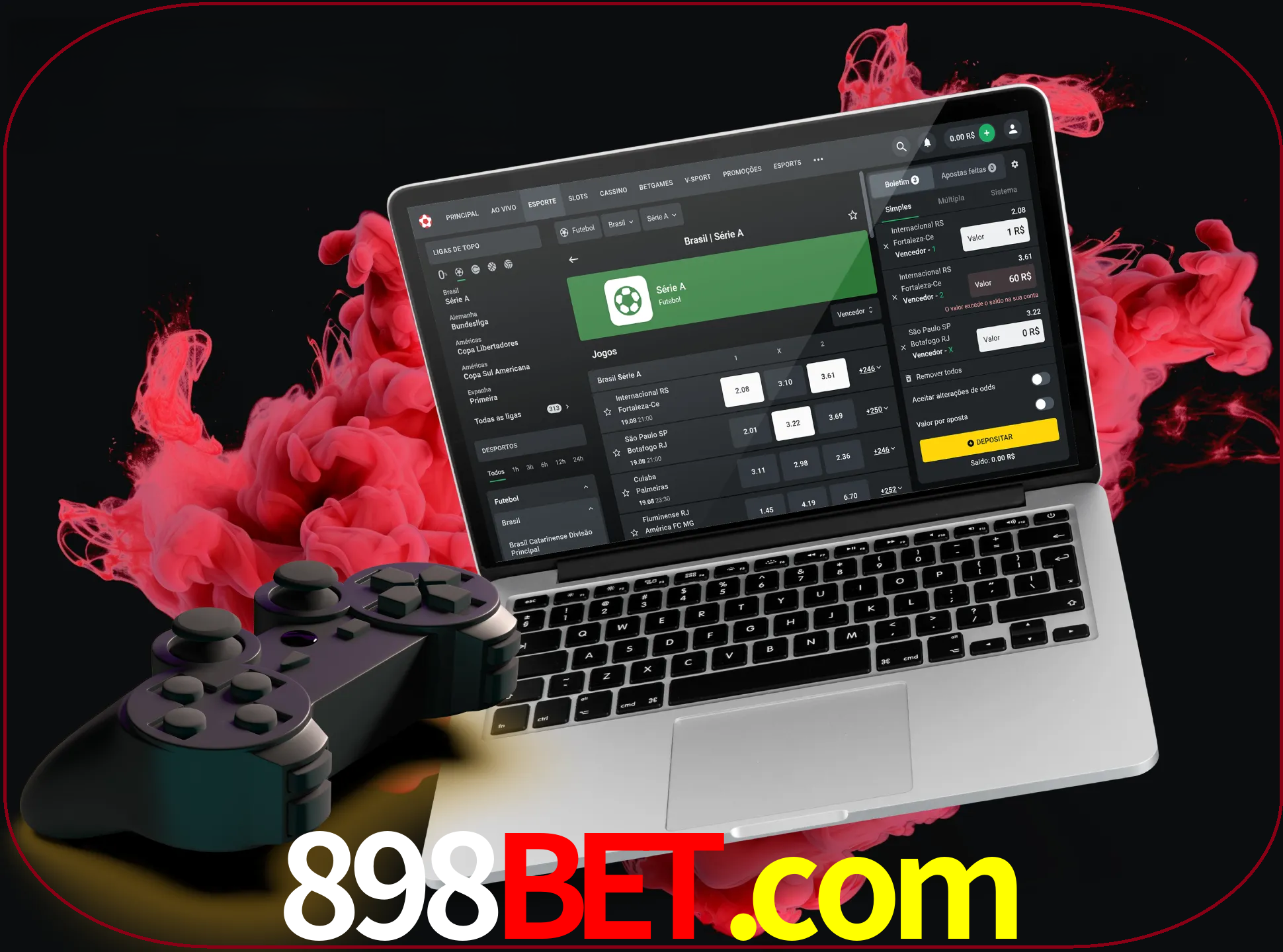 Visite a secção especial de jogos de vídeo em 898bet para descobrir em que jogos pode apostar e ganhar muito dinheiro.
